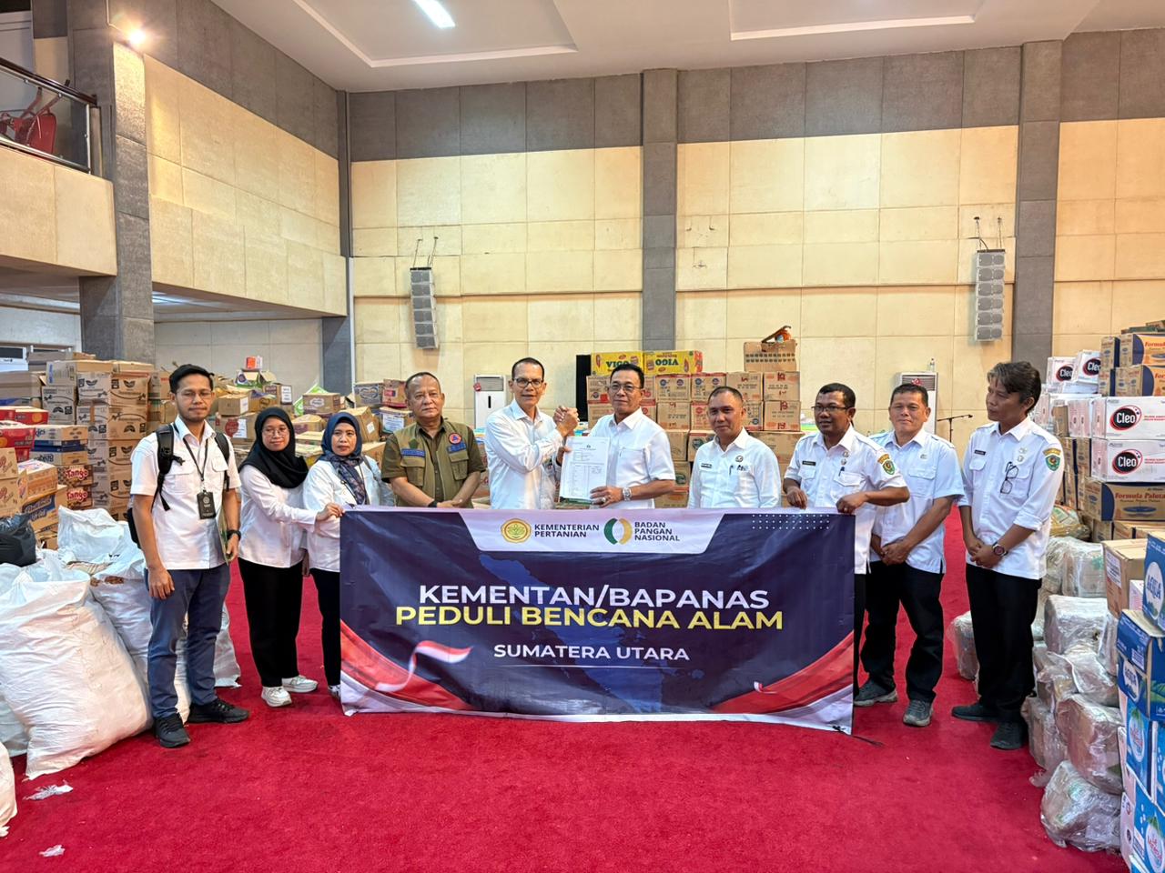 Bupati Tapsel Apresiasi Bantuan Bencana Dari Kementan Dan Bapanas