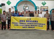 Polres Sibolga Gelar Shalat Gaib Dan Beri Bantuan Kepada Korban Bencana Alam