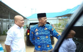 Akhir Tahun Rampung, Bupati Madina Tinjau Pembangunan Los Pasar Baru