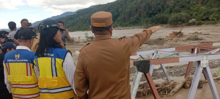 Pemerintah Akan Bangun Jembatan Rangka Baja Permanen Di Agara