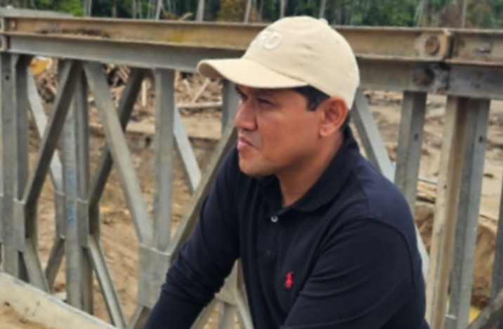 Wagub Aceh Tinjau Progres Jembatan Darurat Awe Geutah‎