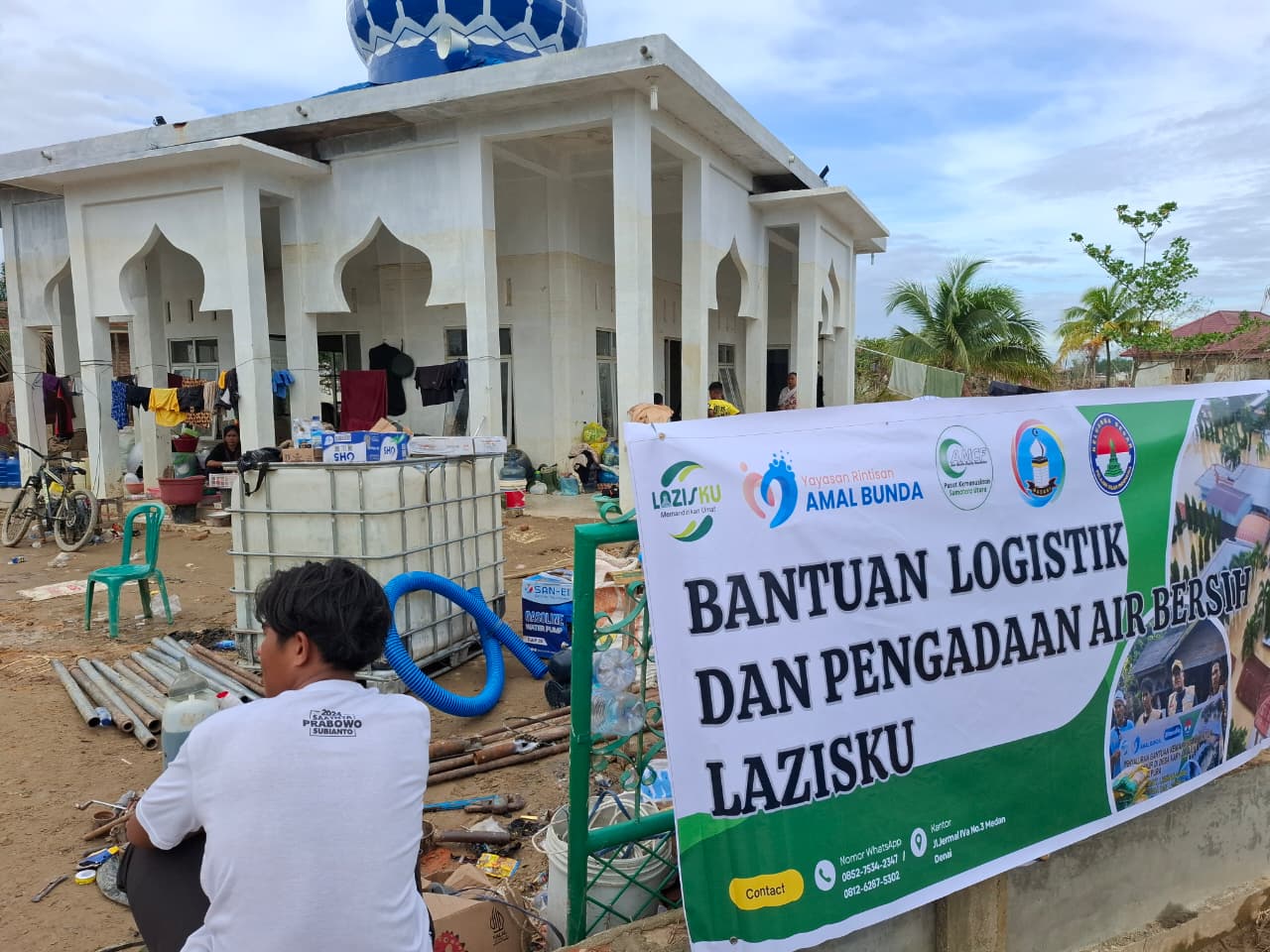 LAZISKU Bangun Sumur Bor Di Aceh Tamiang