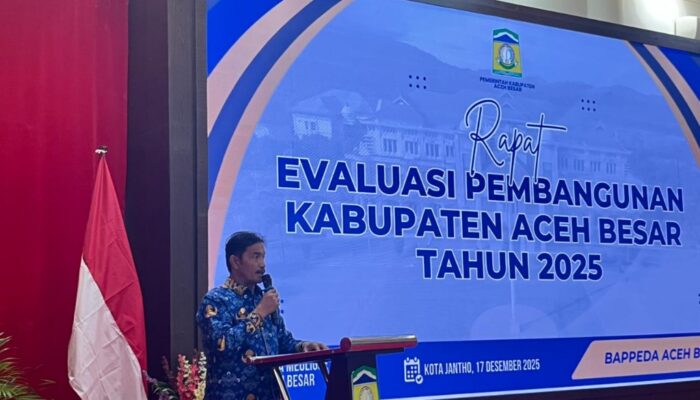 Pemkab Aceh Besar Gelar Rapat Evaluasi Pembangunan