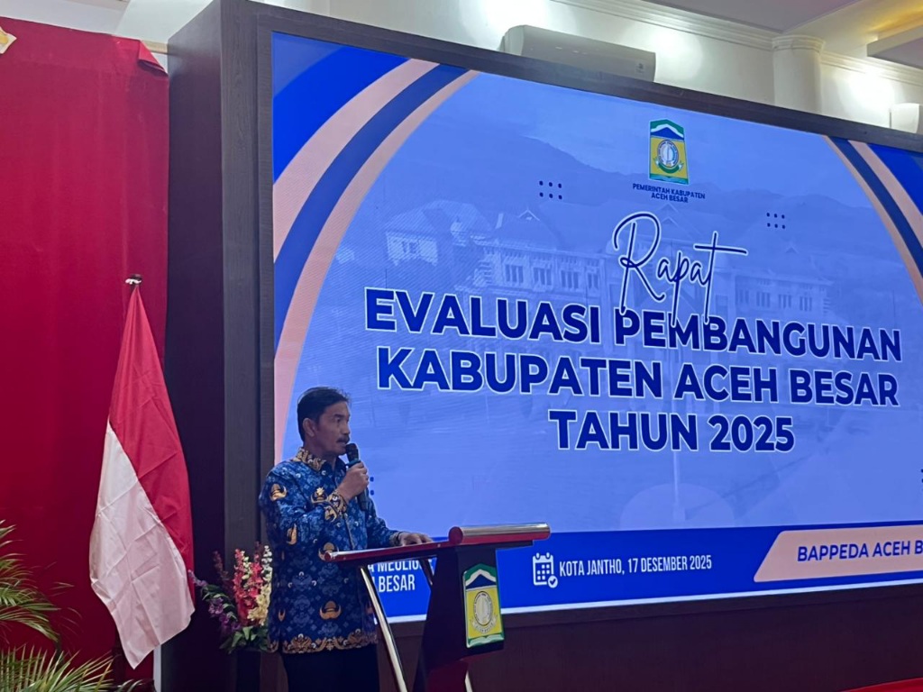 Pemkab Aceh Besar Gelar Rapat Evaluasi Pembangunan