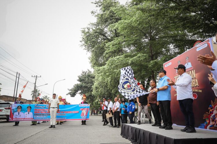 Pertama Kalinya, Paskibra 22 Kecamatan Se-Deliserdang Meriahkan Hari Bela Negara