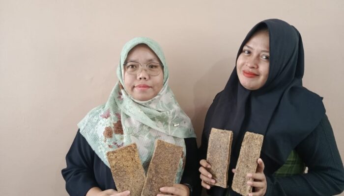 Papan Biokomposit Ramah Lingkungan Dari Limbah Pelepah Sawit Dan Cangkang Kerang Bulu