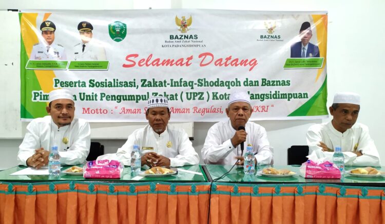 Baznas Padangsidimpuan Dorong Kesadaran ASN Bayar Zakat Ke UPZ