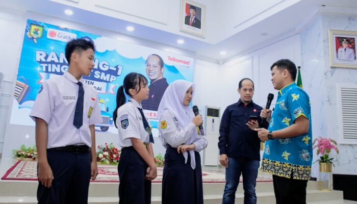 Pemkab Sergai Dan Telkomsel Perkuat Sinergi Pendidikan Lewat Kompetisi Ranking 1