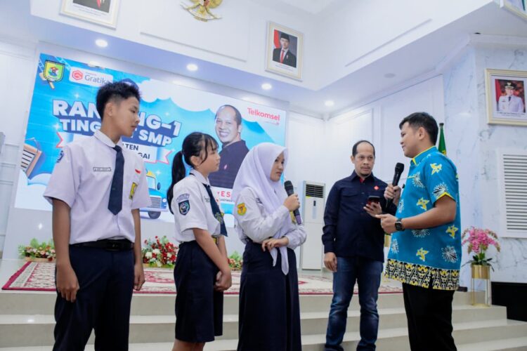 Pemkab Sergai Dan Telkomsel Perkuat Sinergi Pendidikan Lewat Kompetisi Ranking 1