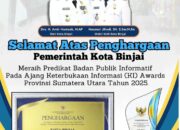 Pemko Binjai Raih Predikat Badan Publik Informatif Pada KI Awards Sumut 2025