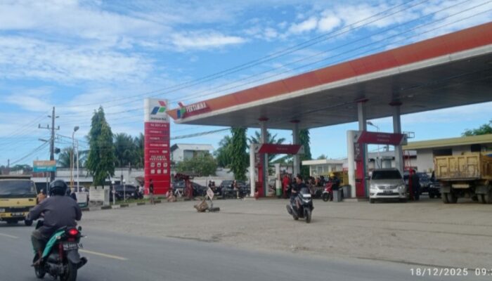 Antrean BBM Di SPBU Abdya Kembali Tertib, Dampak Banjir Mulai Teratasi