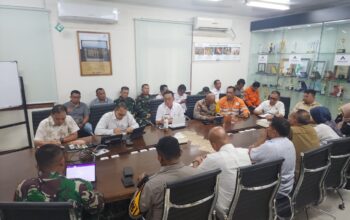 Kementerian Pertanian melakukan rapat koordinasi evaluasi bencana banjir dan longsor yang terjadi di Kabuapaten Tapanuli Selatan, Rabu (17/12/2025) di ruang pertemuan PT Agincourt Resources Martabe Gold Mine.