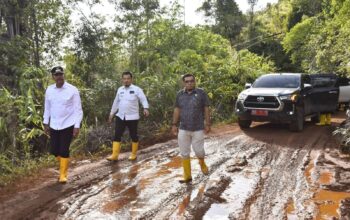 Bupati Madina Salurkan Bantuan Kepada Warga Terisolasi Di Banjar Malayu