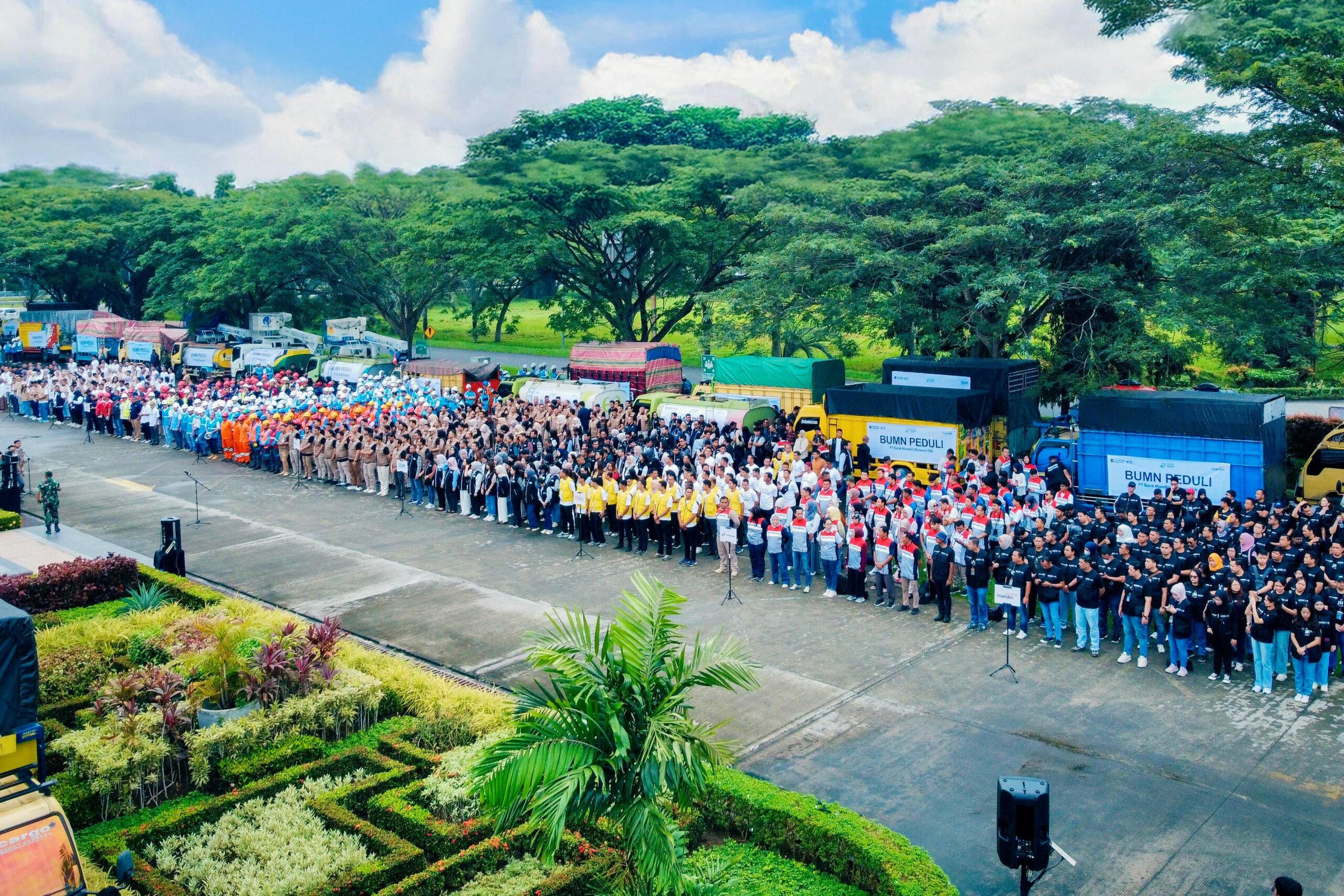 1.066 Relawan, 109 Truk Bantuan Danantara Dan BUMN Dikerahkan Pulihkan Bencana Aceh