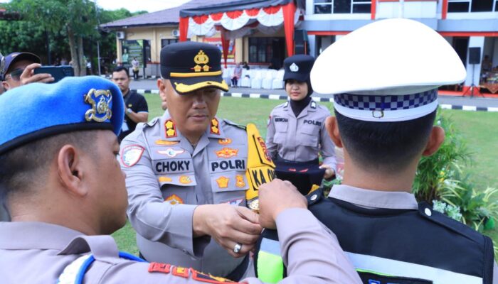 Polres L. Batu Gelar Apel Operasi Lilin Toba