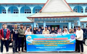 Melalui Program SANTANA, UM Tapsel Turun Tangan Bantu Korban Banjir Huta Godang Dan Garoga