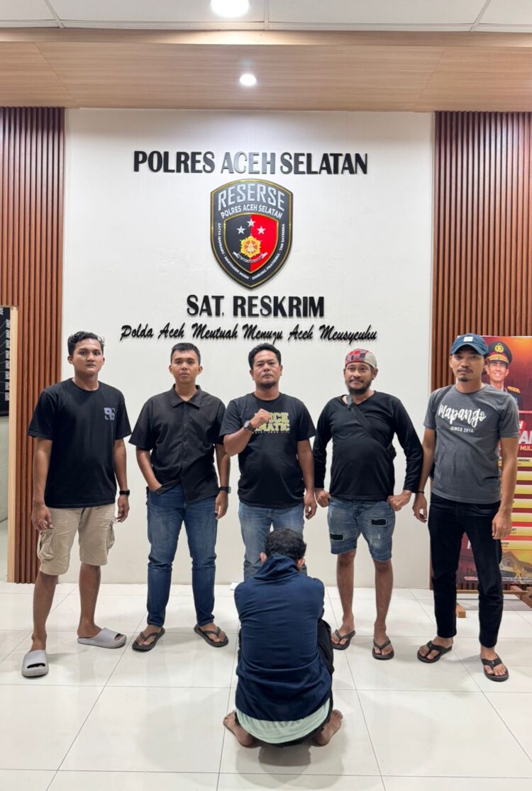 Rudapaksa Anak Kandung Sejak 2019, Warga Meukek Diringkus Satreskrim Polres Aceh Selatan