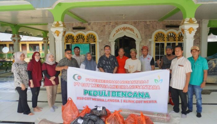 Dukung Pemulihan Pascabencana, PTPN I Dan PT CMN Salurkan Bantuan Di Aceh Tamiang