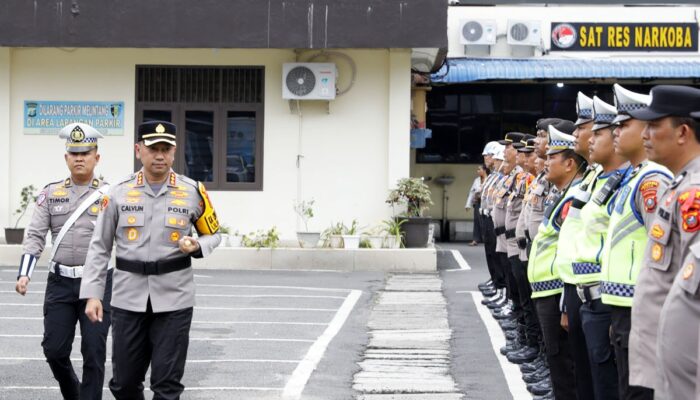 Polrestabes Medan Gelar Apel Lilin Toba 2025, Siap Amankan Natal Dan Tahun Baru