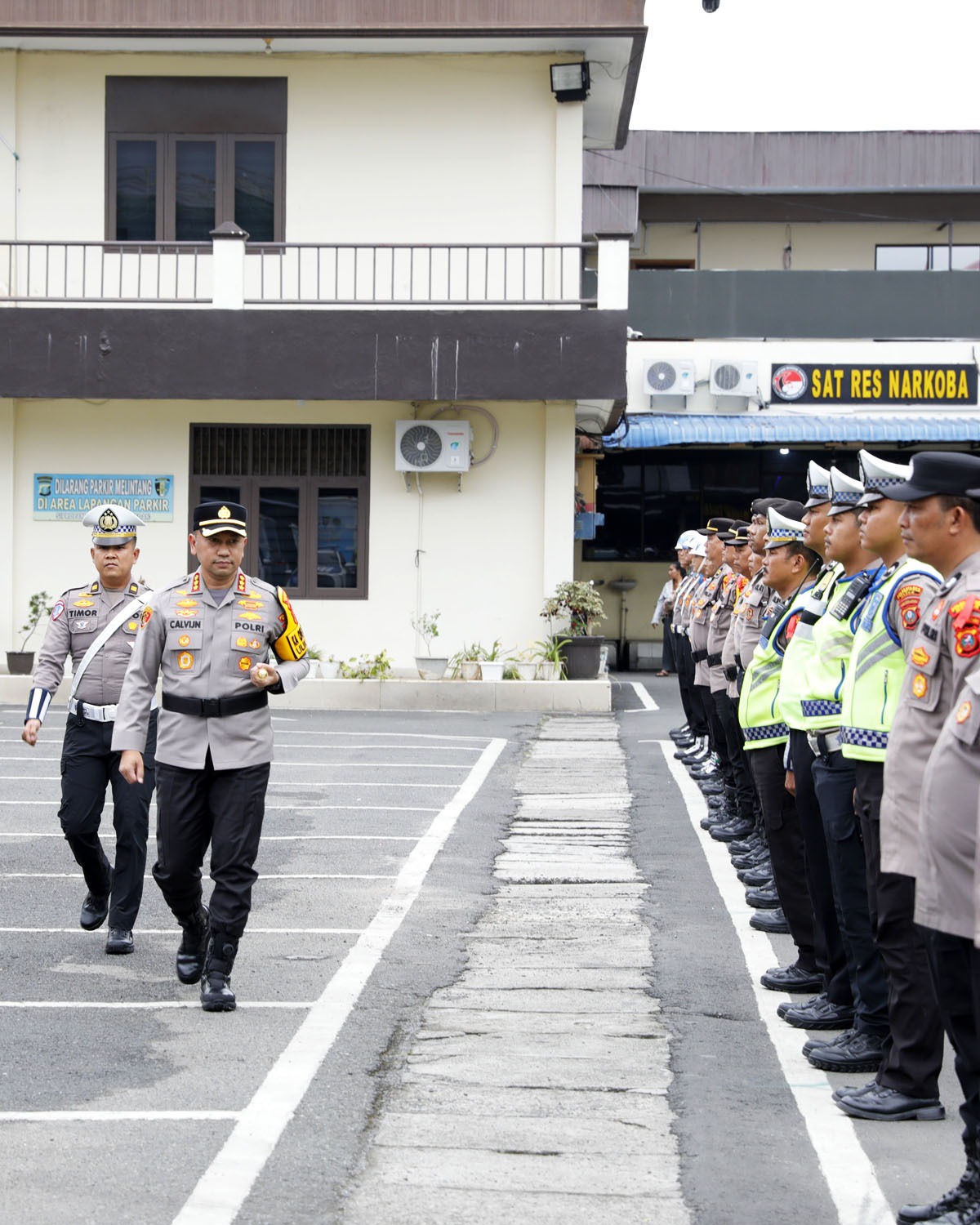 Polrestabes Medan Gelar Apel Lilin Toba 2025, Siap Amankan Natal Dan Tahun Baru
