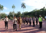 Kapolres Dan Wabup Aceh Besar Pimpin Apel Gelar Pasukan Operasi Kepolisian Terpusat Lilin Seulawah 2025
