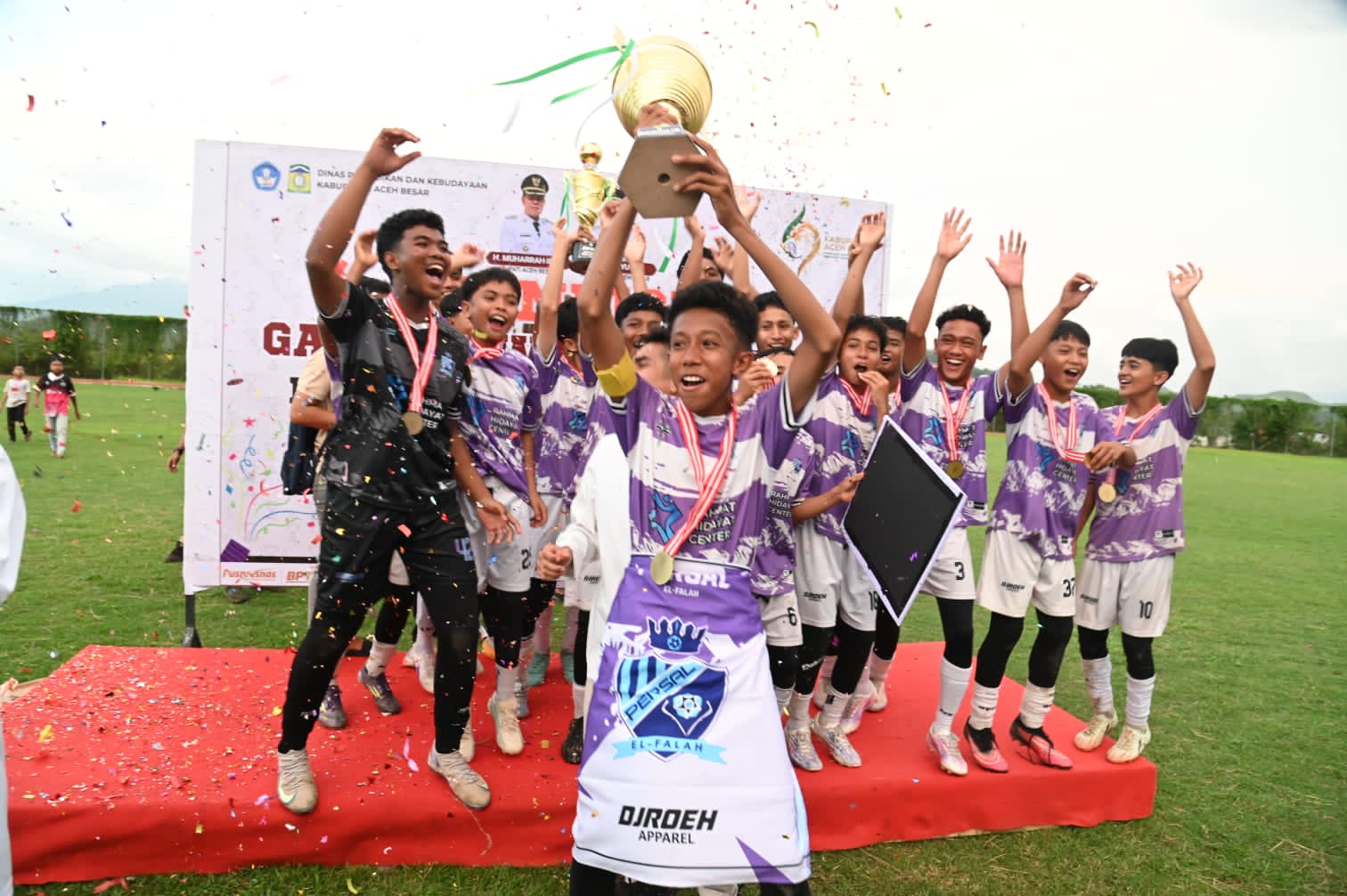 SMP Islam Al Falah Abu Lam U Juara Gala Siswa Indonesia Piala Bupati Aceh Besar 2025