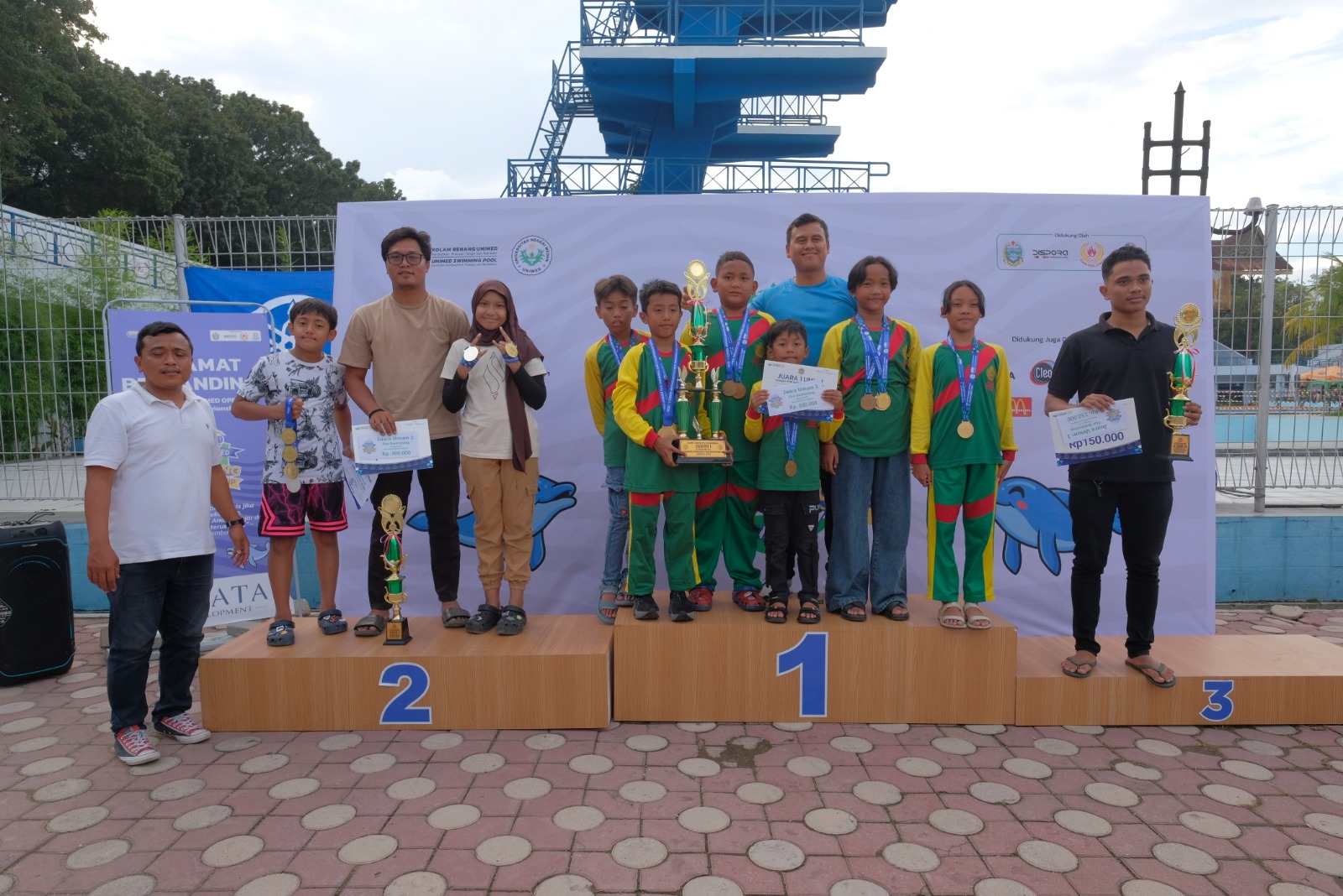 Tamsis P.Siantar Dominasi Kejuaraan Renang Unimed