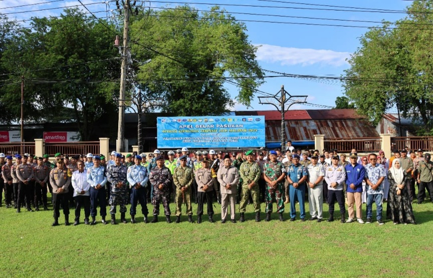 Gelar Pasukan Ops Lilin Seulawah 2025, Polres Sabang Siap Amankan Nataru
