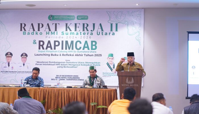 Kajatisu Buka Raker II Dan Rapimcab Badko HMI Sumut