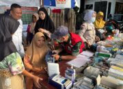 Satgas Kesdam I/BB Periksa Kesehatan Warga Terdampak Banjir Bandang Di Tapsel