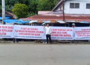 Kunker Wapres RI Di Nias Diwarnai Aksi Bentang Spanduk Masyarakat