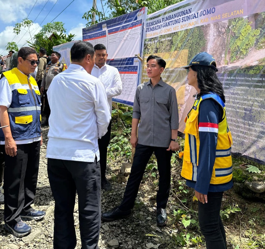 Kunjungan Gibran Di Nisel Pastikan Pembangunan Jembatan Gantung Sungai Gomo