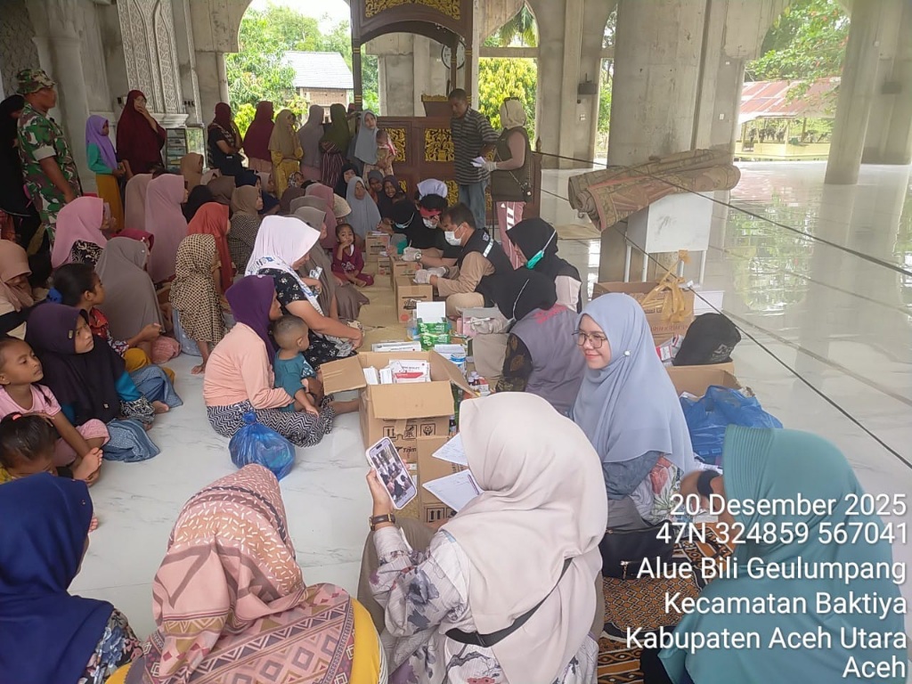 Buka Layanan Kesehatan Bergerak, Tim EMT Dinkes Aceh Layani 2.000 Warga Aceh Utara