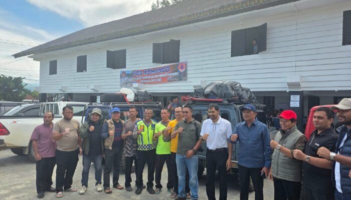 Mualem Lepas 10 Mobil Offroad Bawa Sembako Ke Daerah Terisolasi Di Gayo Lues