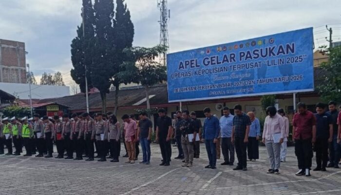 Selama Ops Nataru Personel Polres T.Karo Tak Ada Libur