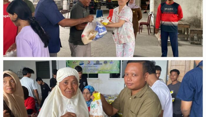 CV Pangan Anugerah Dan PT Richard Boga Indonesia Bagikan 1100 Paket Sembako Di Medan Deli Dan Sunggal