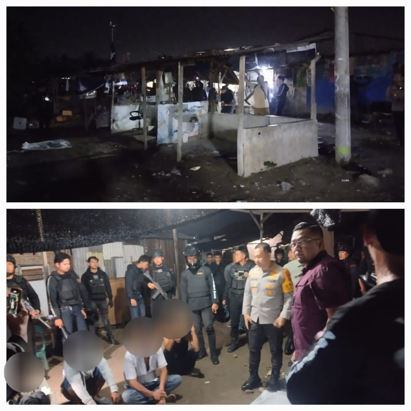 Polrestabes Medan Gerebek Sarang Narkoba Jl. Jermal XV