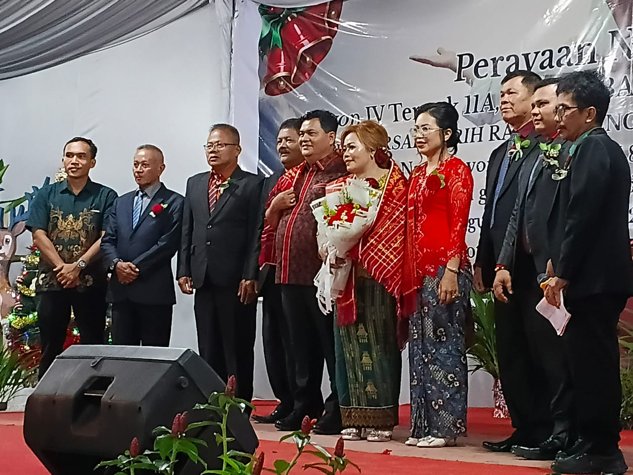 Jusup Ginting Rayakan Natal Bersama Rayon IV GBKP KM 8 Padang Bulan Medan