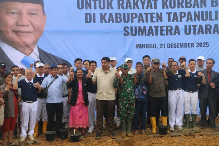 Menteri PKP Dan Mendagri Groundbreaking 103 Hunian Tetap Korban Bencana Taput