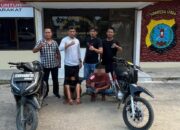 Dua Pelaku Curanmor Diamankan Polsek Padang Tualang