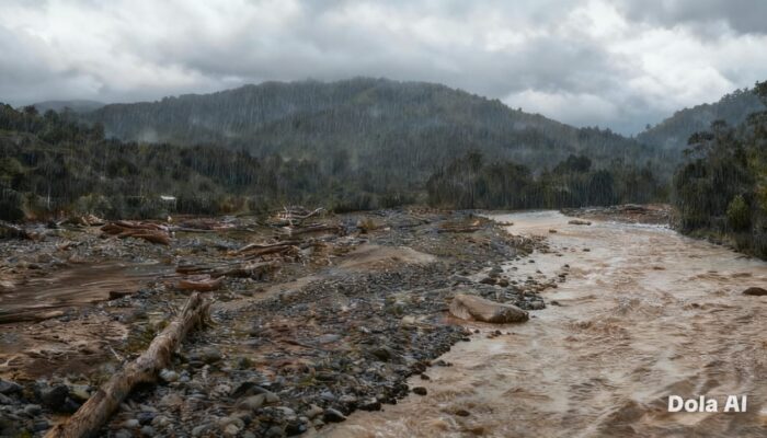 Warga Krueng Tiro Waspada Banjir
