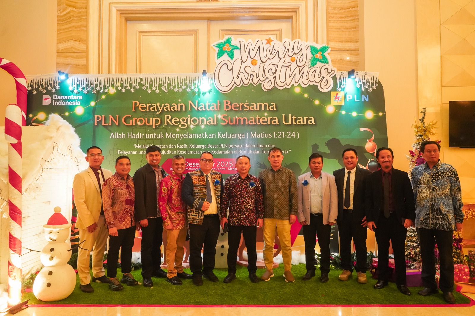 Perayaan Natal Bersama PLN Group Regional Sumut 2025, Menebar Kasih Dan Kebersamaan