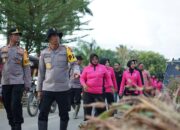 Kapolda Aceh Tinjau Kondisi Aspol, Mapolres Langsa Pascabanjir Dan Beri Bantuan Personel