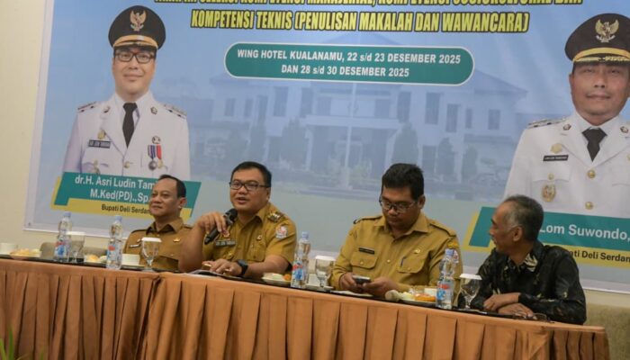 Untuk Isi 16 JPTP Pemkab Deliserdang, 37 Peserta Ikuti Seleksi, Bupati: Kami Memilih Orang-orang Terbaik