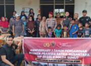 Alumni Resimen Prasanusa SIP 53 Gelombang II Salurkan Donasi Korban Banjir