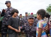 WAKASAL Kunjungan Kerja Ke Posko Gulbencal TNI AL Aceh Tamiang