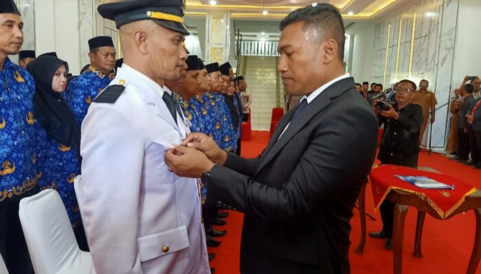 Lantik 58 Pejabat, Bupati Abdya Safaruddin Ingatkan Jangan Euforia