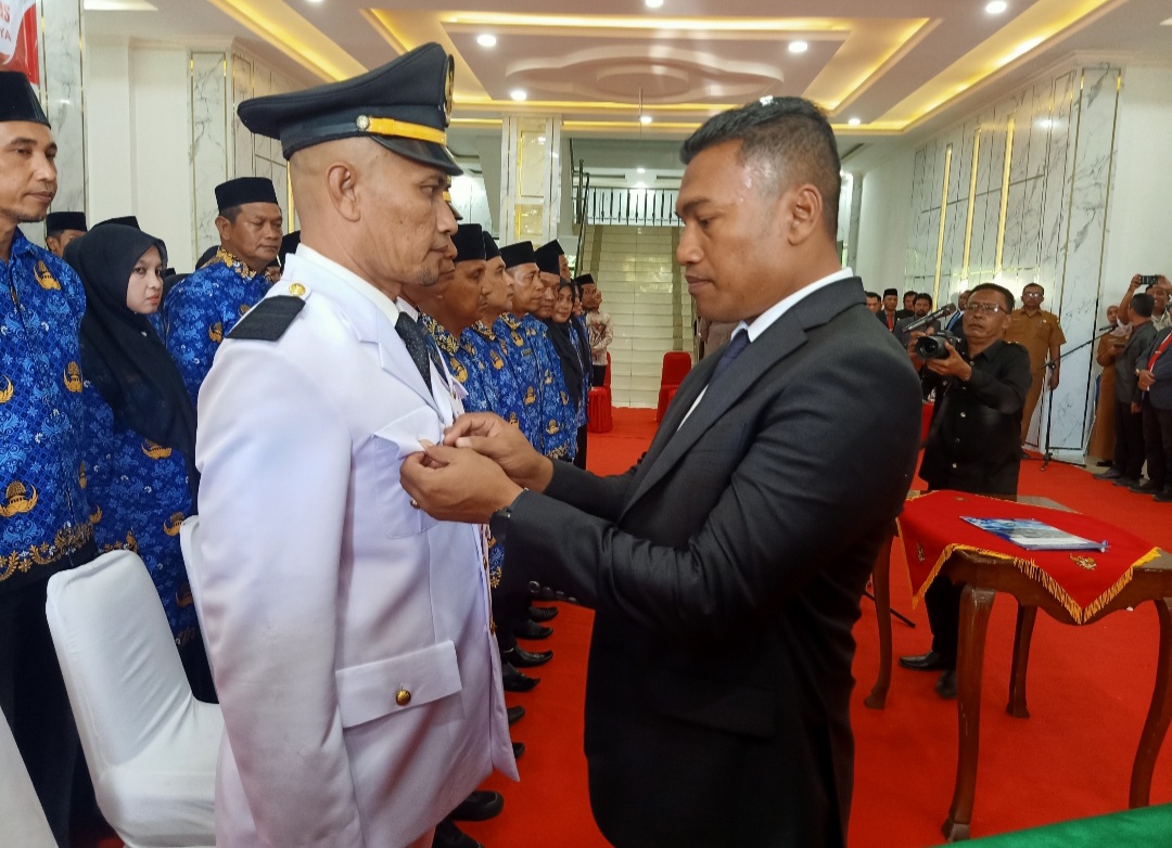 Lantik 58 Pejabat, Bupati Abdya Safaruddin Ingatkan Jangan Euforia