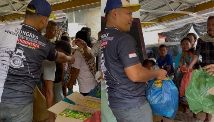 Rahmansyah Sibarani Titipkan Bantuan untuk Warga Terdampak Banjir di Tapteng