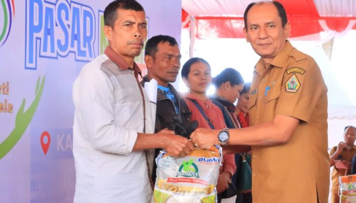 Pemkab Samosir Bersama PT. Inalum Salurkan 1000 Paket Sembako Senilai Rp50 Ribu